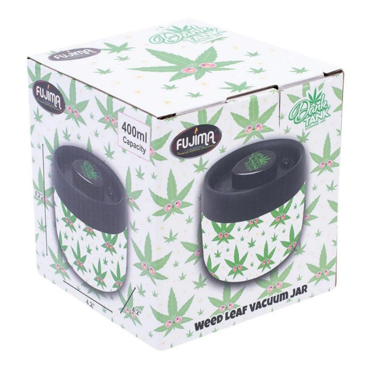 Fujima Dank Tank Vaccum Jar Weed Leaf Fujima Dank Tank Vaccum Jar Weed Leaf