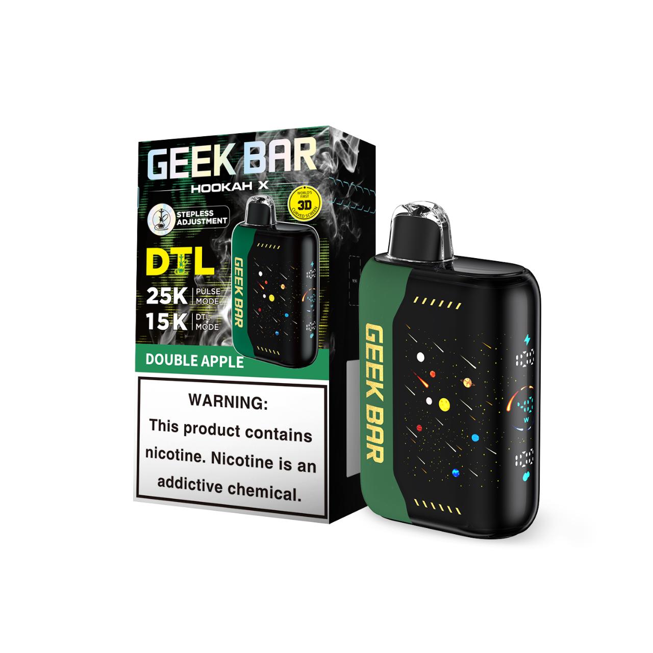 Geek Bar Hookah X 25K Puff Disposable-Double Apple Geek Bar Hookah X 25K Puff Disposable-Double Apple