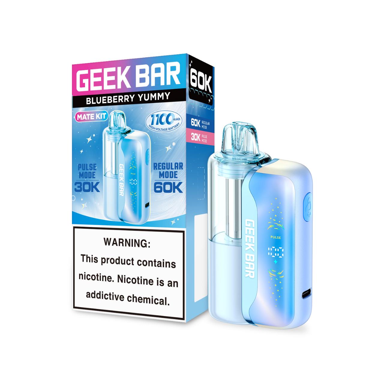 Geek Bar Mate 60K Puff Disposable Blueberry Yummy Geek Bar Mate 60K Puff Disposable Blueberry Yummy