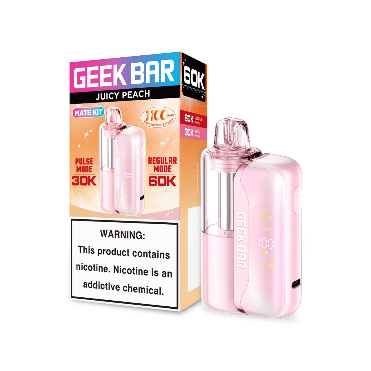 Geek Bar Mate 60K Puff Disposable-Juicy Peach Geek Bar Mate 60K Puff Disposable-Juicy Peach