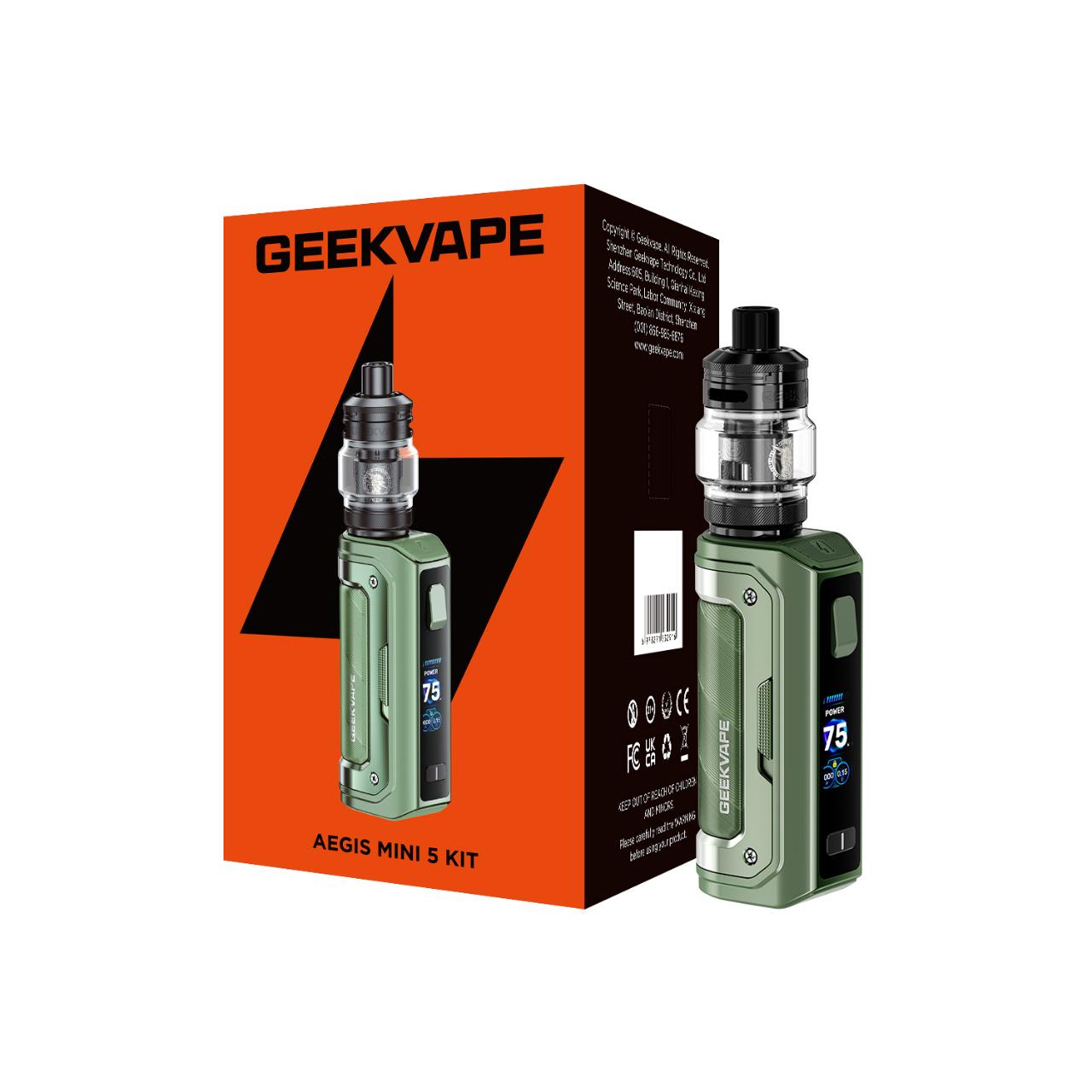 GeekVape Aegis Mini 5 Kit Forest Green GeekVape Aegis Mini 5 Kit Forest Green