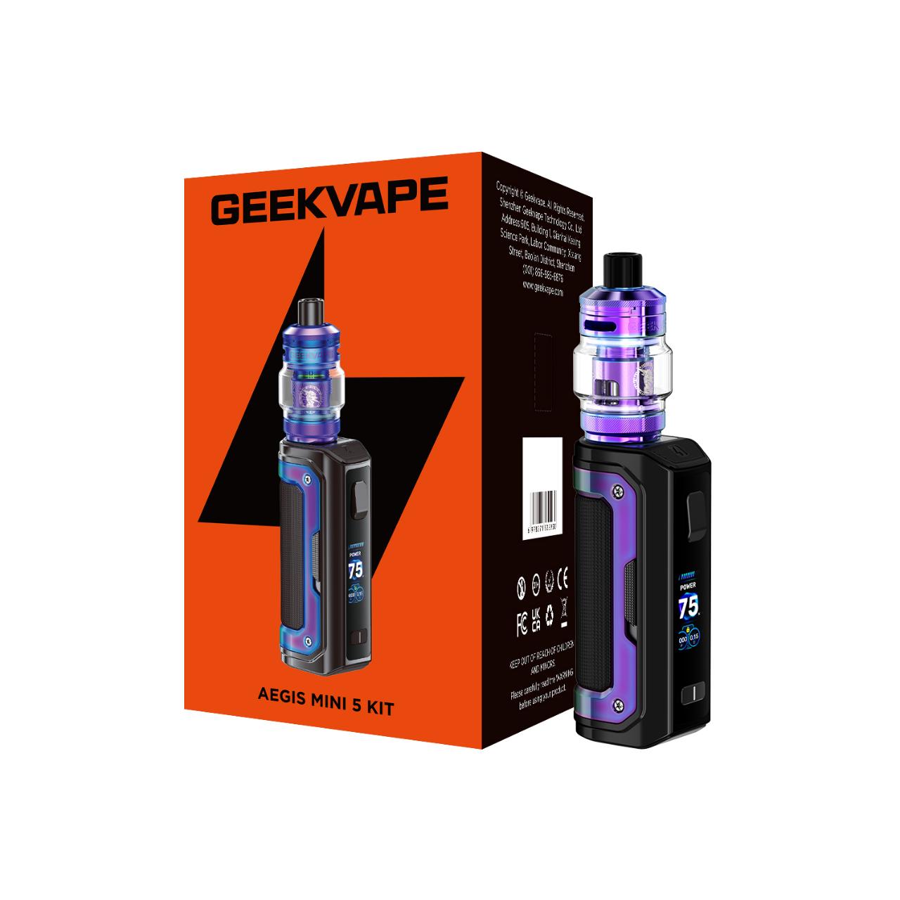 GeekVape Aegis Mini 5 Kit Rainbow GeekVape Aegis Mini 5 Kit Rainbow