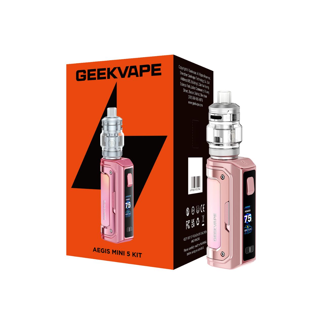 GeekVape Aegis Mini 5 Kit Sunset Rose GeekVape Aegis Mini 5 Kit Sunset Rose