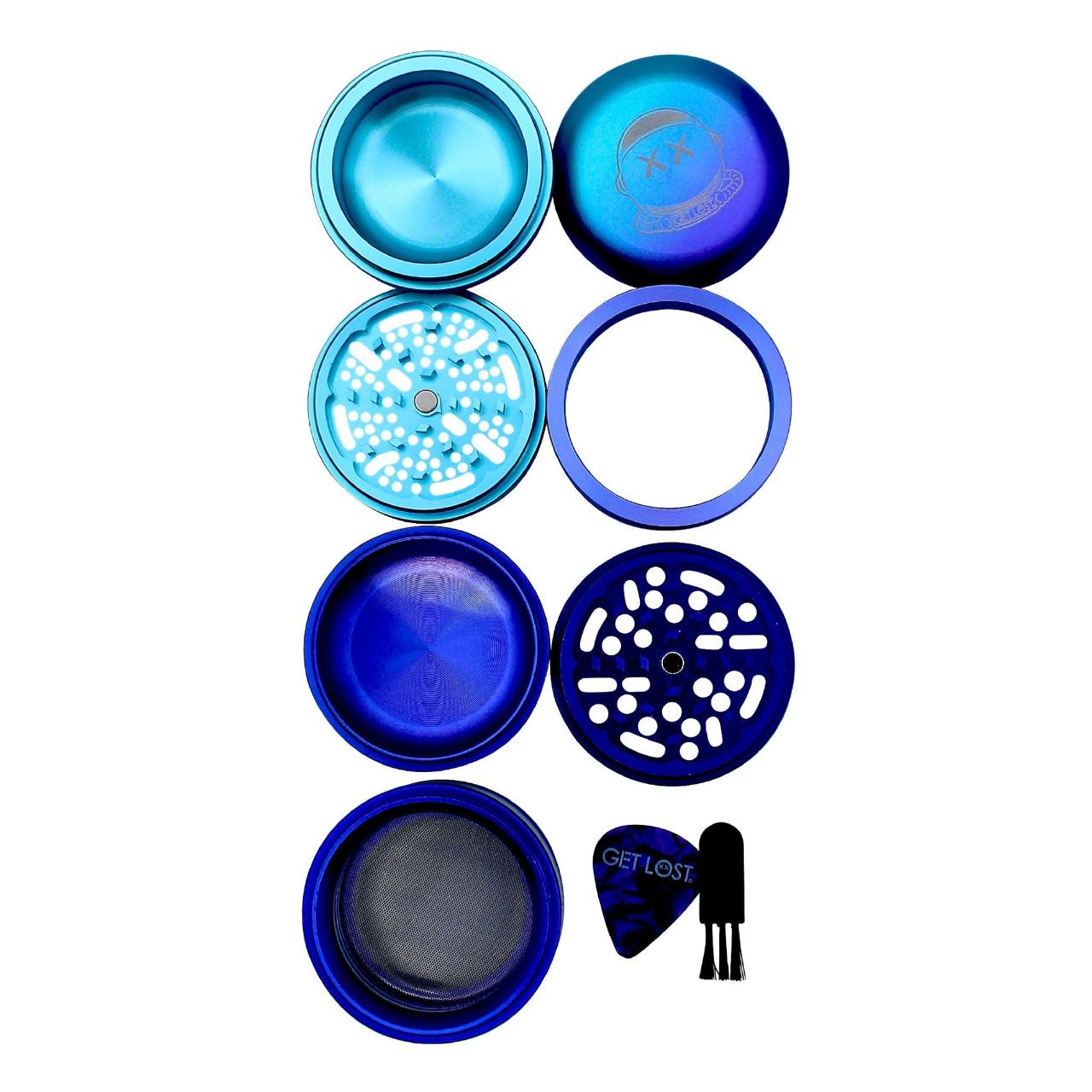 Get Lost Comet Crusher Grinder Purple Blue Parts Get Lost Comet Crusher Grinder Purple Blue Parts