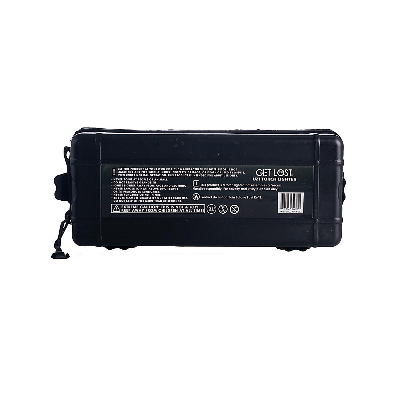 Get Lost Uzi Torch Box Back