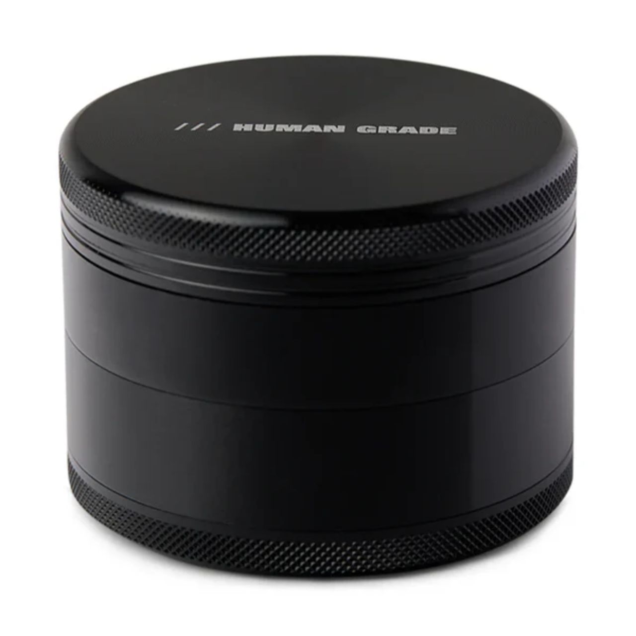 Human Grade 4 Piece Aluminum Grinder-Black Human Grade 4 Piece Aluminum Grinder-Black