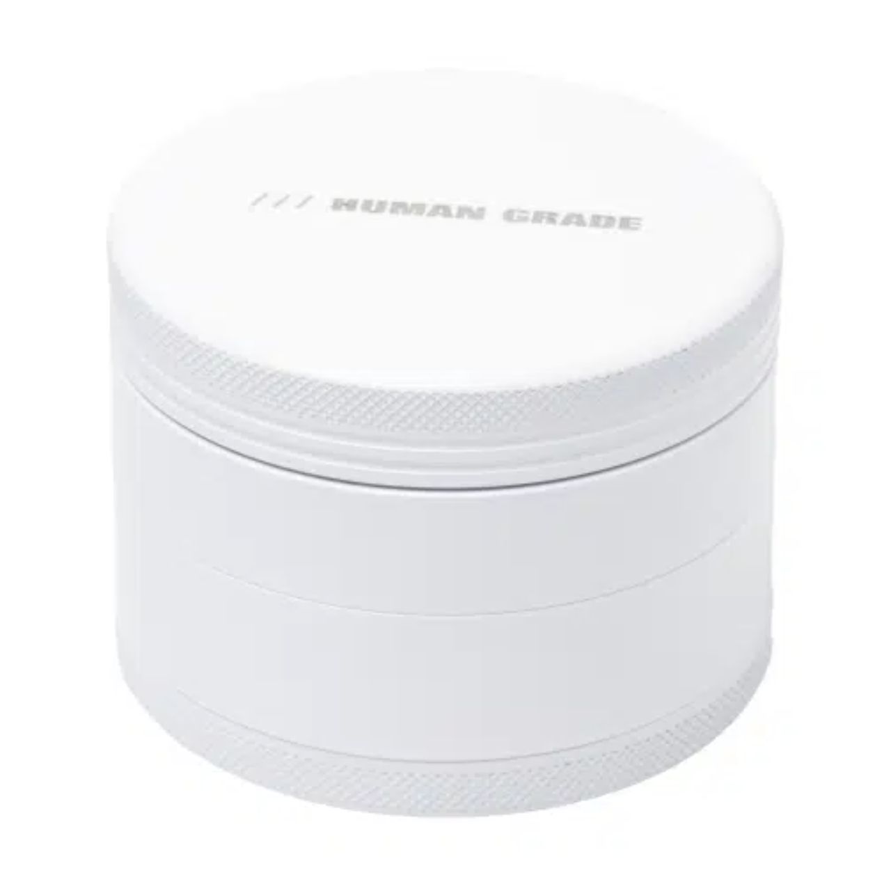 Human Grade 4 Piece Aluminum Grinder-White Human Grade 4 Piece Aluminum Grinder-White