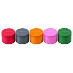 Human Grade 4 Piece Aluminum W Rubber Grinder closed