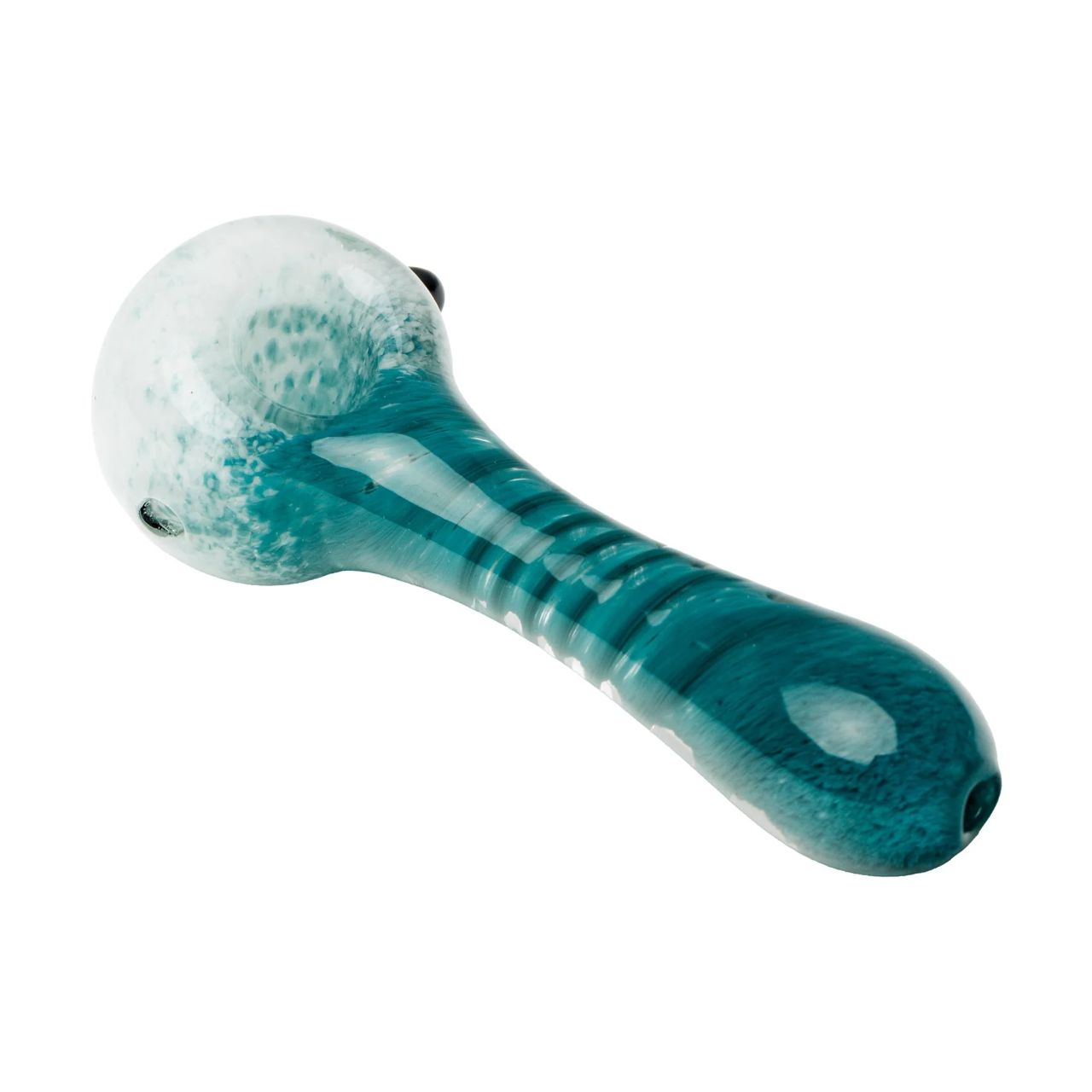 Human Grade IO Twist Hand Pipe-Teal Human Grade IO Twist Hand Pipe-Teal