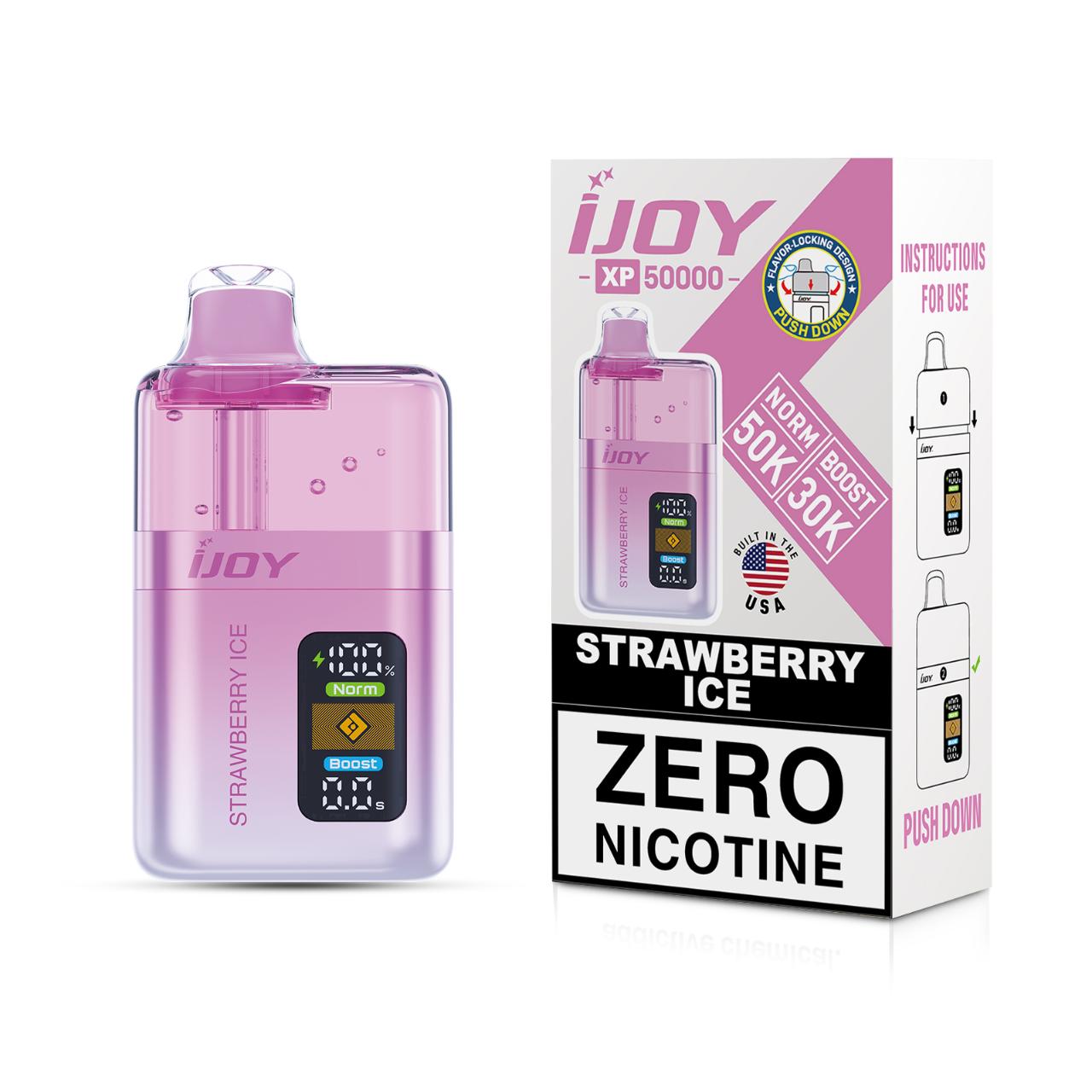 IJoy XP50000 Puff Zero Nicotine Disposable-Strawberry ice