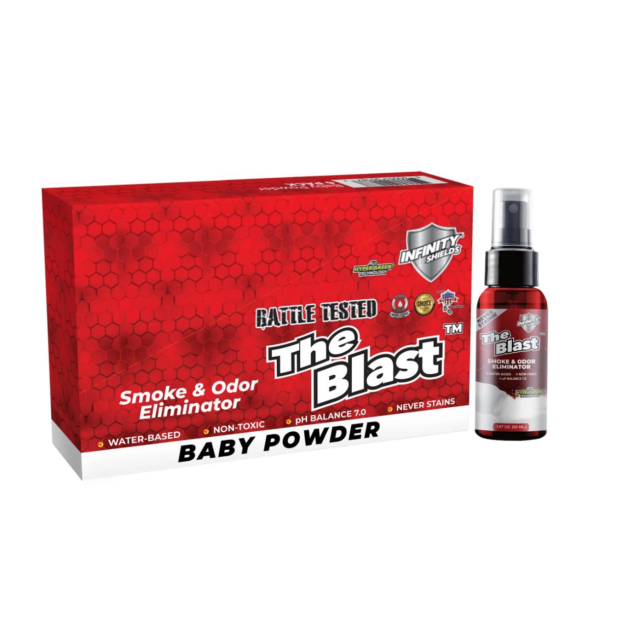 Infinity Shields The Blast Smoke & Odor Eliminator Spray - 6ct Baby Powder Infinity Shields The Blast Smoke & Odor Eliminator Spray - 6ct Baby Powder