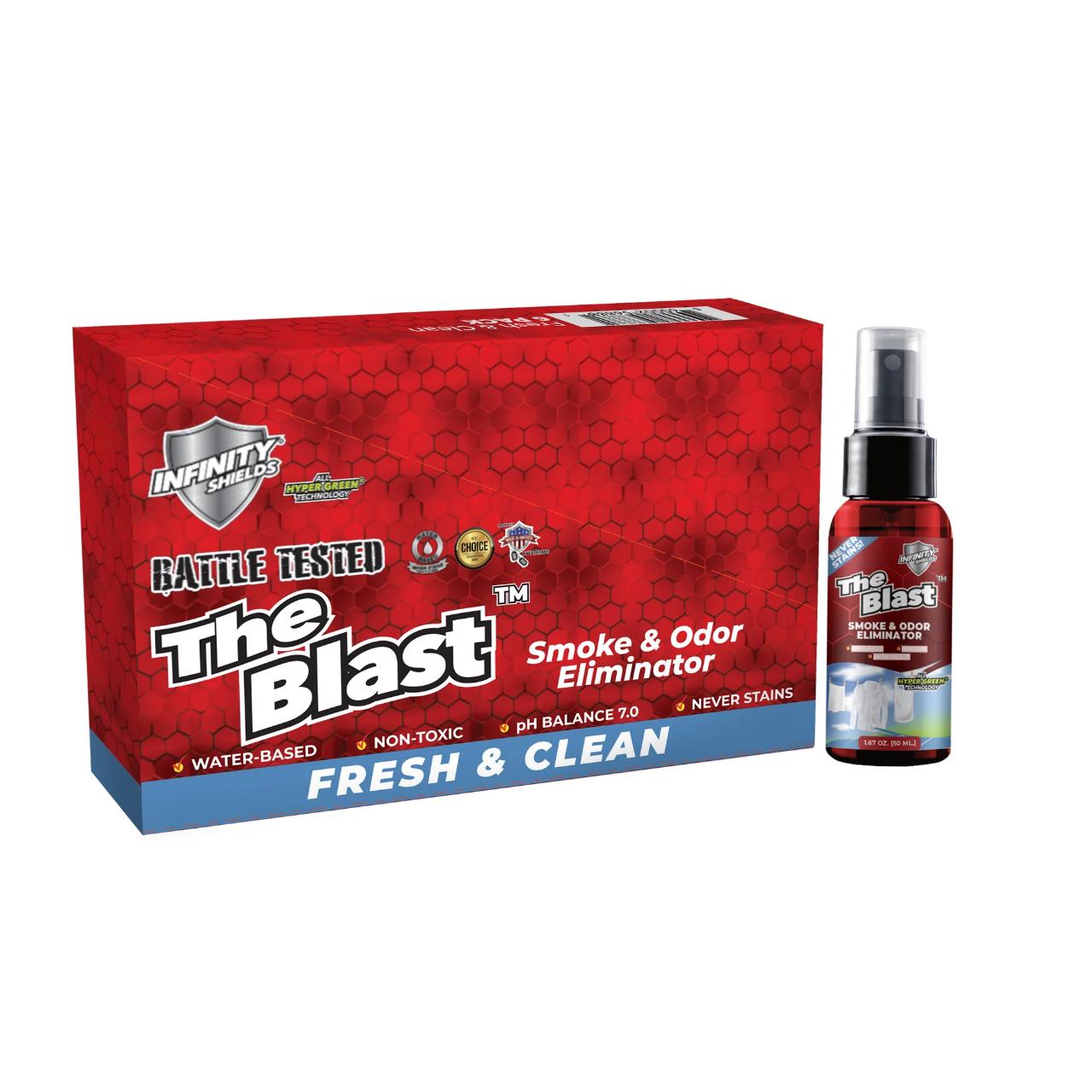 Infinity Shields The Blast Smoke & Odor Eliminator Spray - 6ct Fresh & Clean Infinity Shields The Blast Smoke & Odor Eliminator Spray - 6ct Fresh & Clean