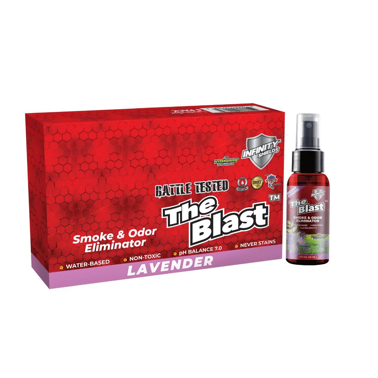 Infinity Shields The Blast Smoke & Odor Eliminator Spray - 6ct Lavander Infinity Shields The Blast Smoke & Odor Eliminator Spray - 6ct Lavander