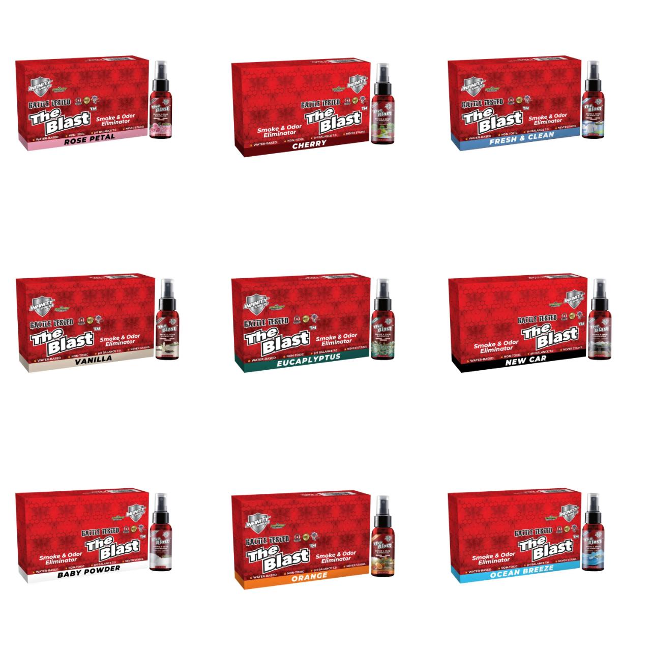 Infinity Shields The Blast Smoke & Odor Eliminator Spray - 6ct Infinity Shields The Blast Smoke & Odor Eliminator Spray - 6ct