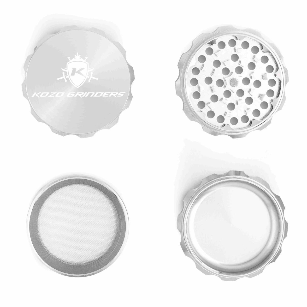 KOZO GRINDER M1- 2.5 ALUMINUM- 4CT Angle 2 KOZO GRINDER M1- 2.5 ALUMINUM- 4CT Angle 2