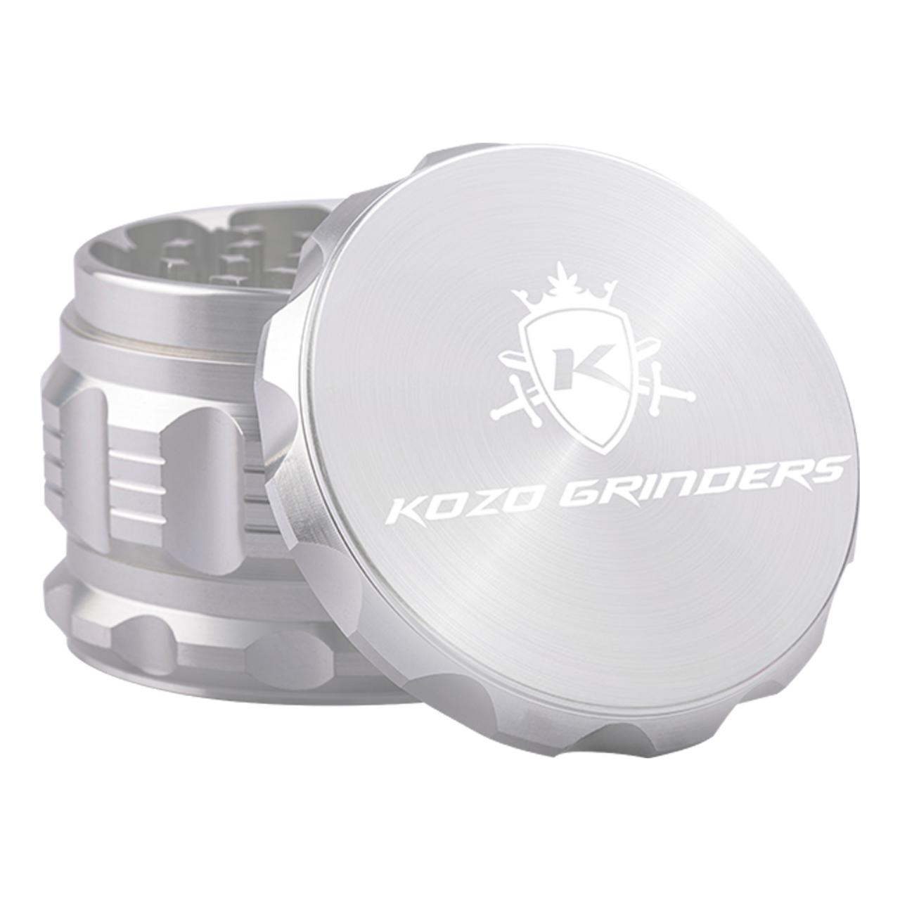 KOZO GRINDER M1- 2.5 ALUMINUM- 4CT SILVER KOZO GRINDER M1- 2.5 ALUMINUM- 4CT SILVER