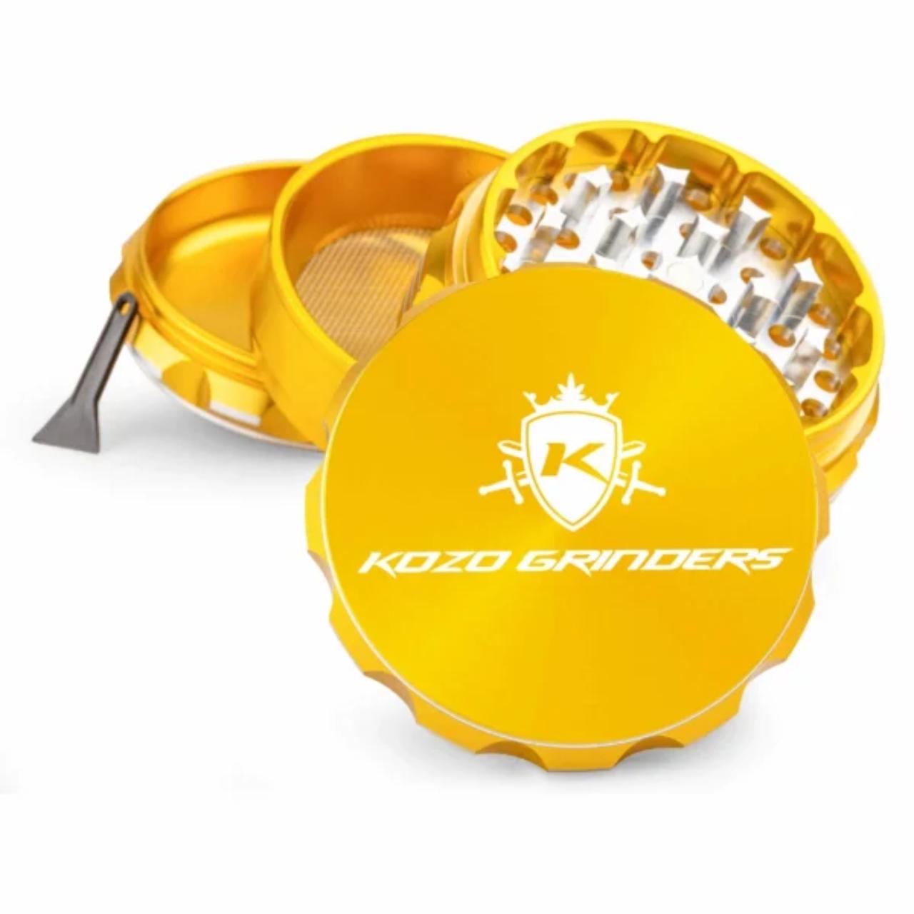 KOZO GRINDER M1- 3 Inch ALUMINUM 4CT-GOLD KOZO GRINDER M1- 3 Inch ALUMINUM 4CT-GOLD