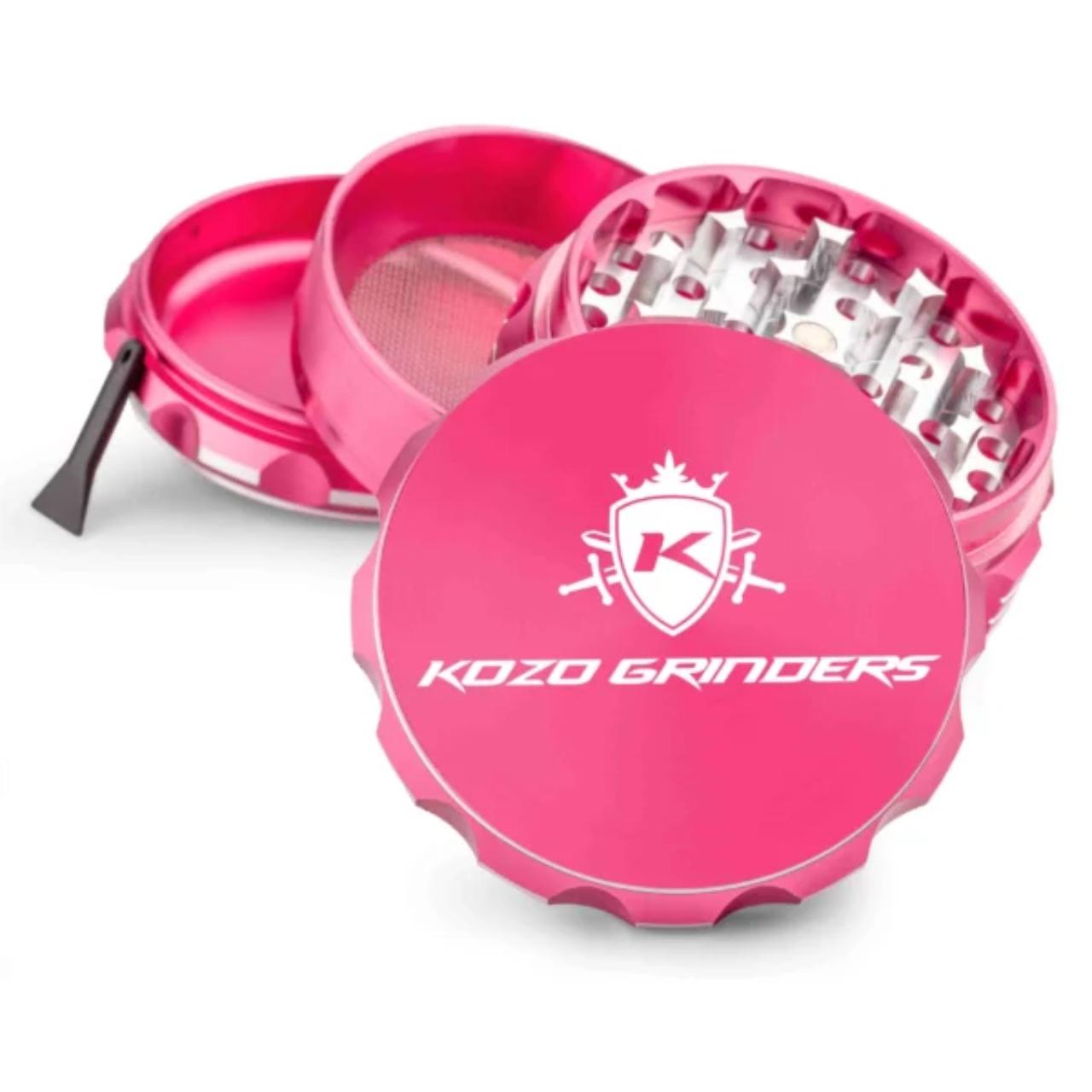 KOZO GRINDER M1- 3 Inch ALUMINUM 4CT-PINK KOZO GRINDER M1- 3 Inch ALUMINUM 4CT-PINK