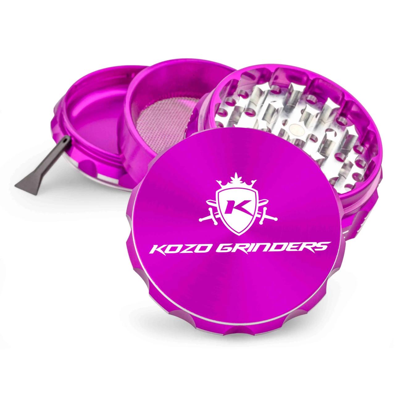 KOZO GRINDER M1- 3 Inch ALUMINUM 4CT-PURPLE KOZO GRINDER M1- 3 Inch ALUMINUM 4CT-PURPLE
