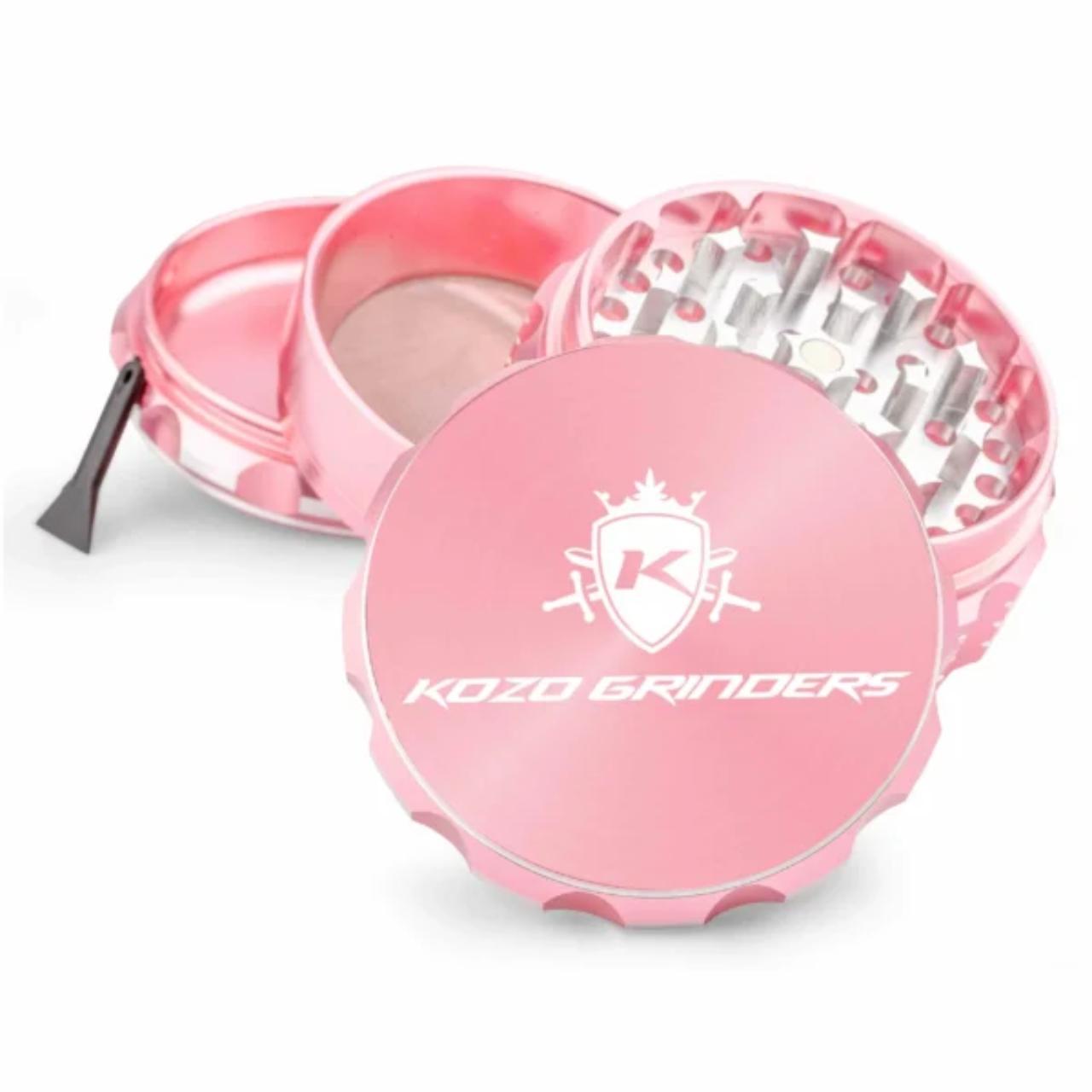 KOZO GRINDER M1- 3 Inch ALUMINUM 4CT-ROSE KOZO GRINDER M1- 3 Inch ALUMINUM 4CT-ROSE