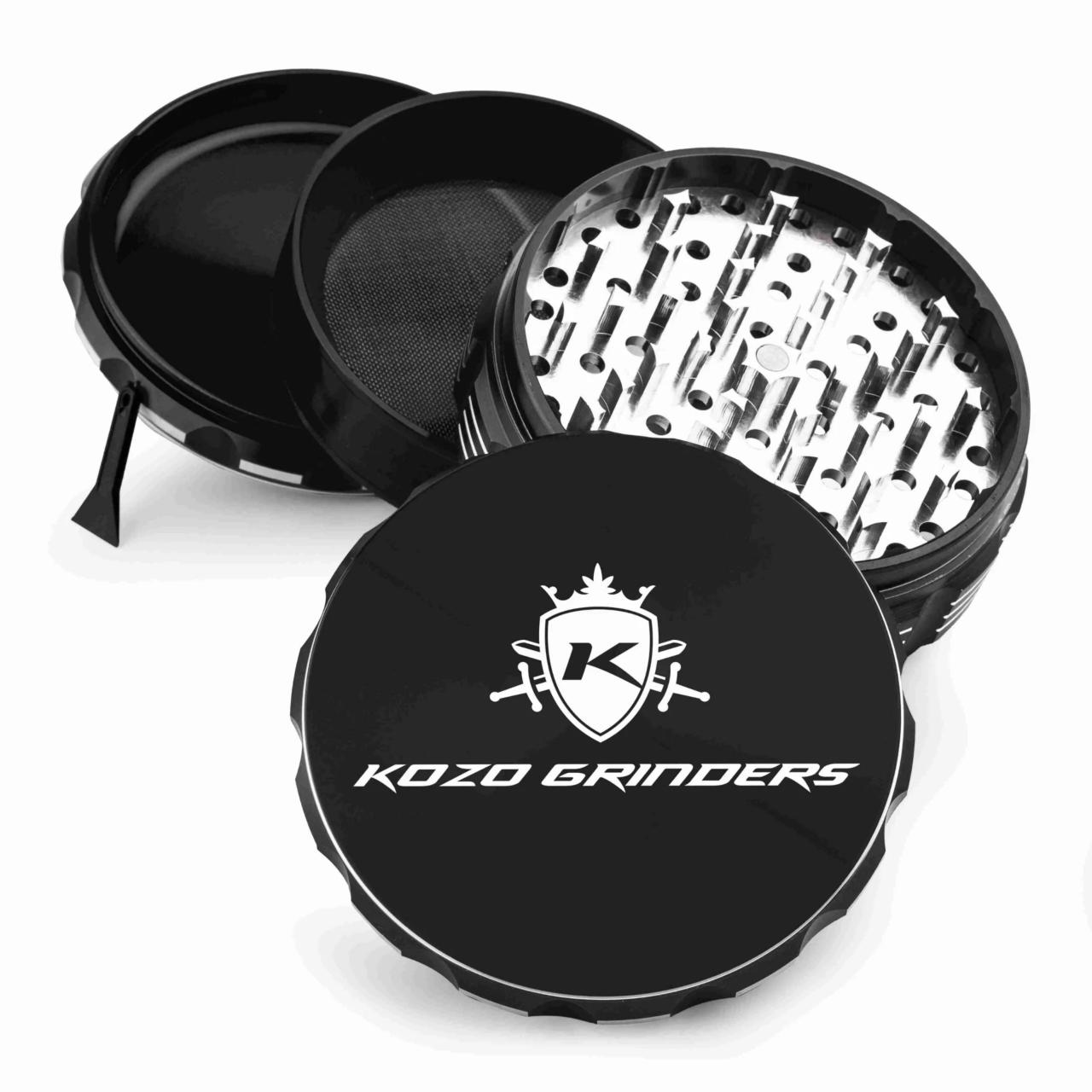KOZO GRINDER M1- 4 ALUMINUM- 4CT Angle 2 KOZO GRINDER M1- 4 ALUMINUM- 4CT Angle 2