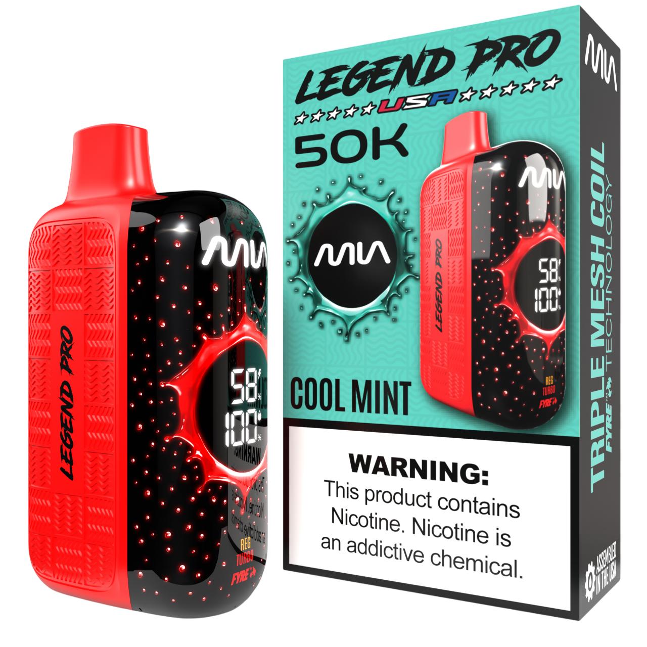 MIA Legend Pro 50K Puff Disposable COOL MINT MIA Legend Pro 50K Puff Disposable COOL MINT