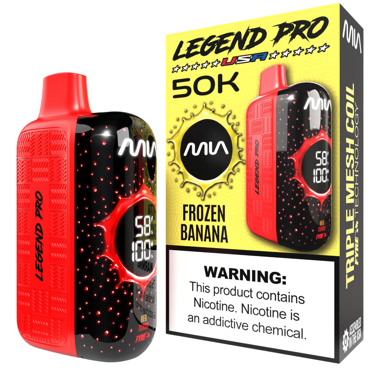 MIA Legend Pro 50K Puff Disposable FROZEN BANANA MIA Legend Pro 50K Puff Disposable FROZEN BANANA