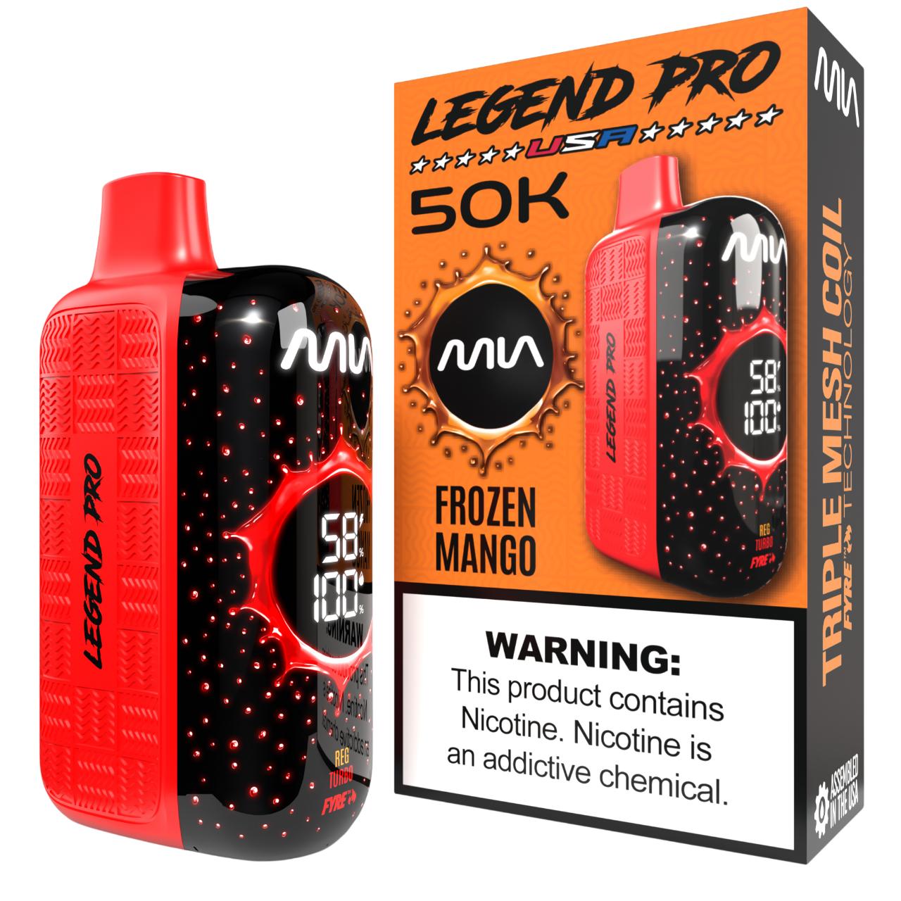 MIA Legend Pro 50K Puff Disposable FROZEN MANGO MIA Legend Pro 50K Puff Disposable FROZEN MANGO