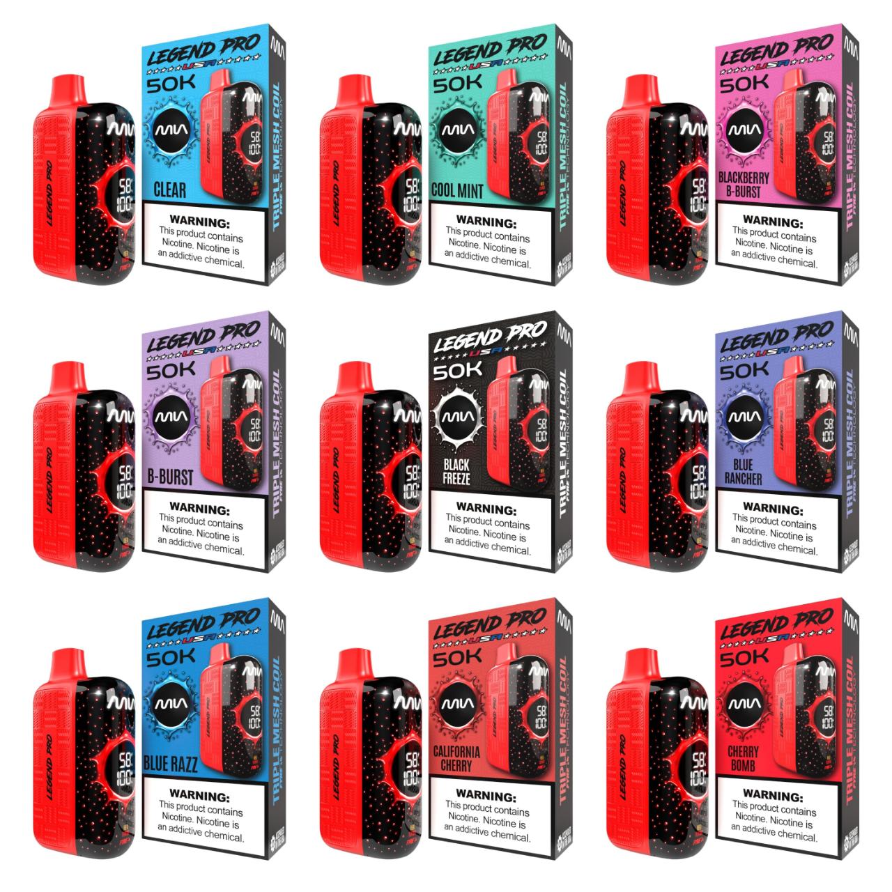 MIA Legend Pro 50K Puff Disposable