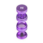 MJ Arsenal 4 Piece Aluminum Grinder-Parts 1