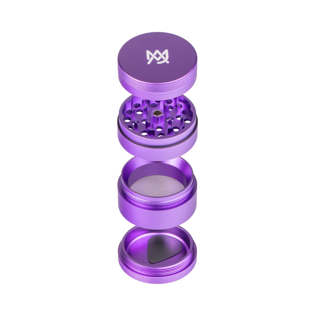 MJ Arsenal 4 Piece Aluminum Grinder-Parts 1 MJ Arsenal 4 Piece Aluminum Grinder-Parts 1