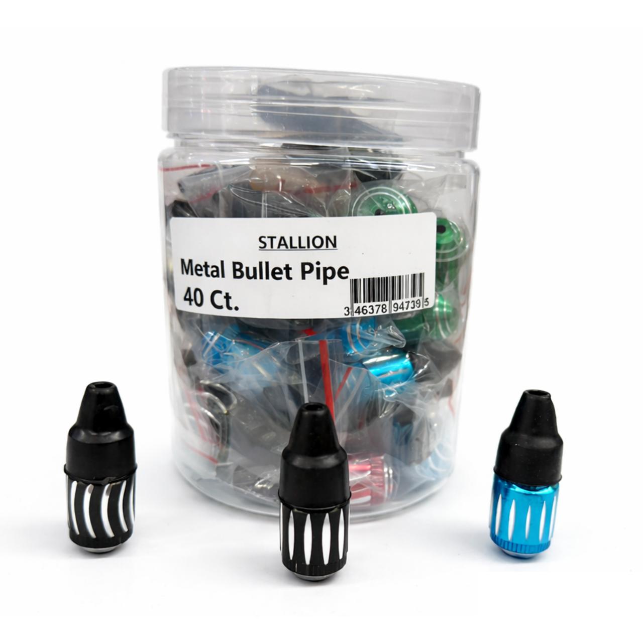 STALLION PIPE JAR METAL BULLET PIPE - 40CT STALLION PIPE JAR METAL BULLET PIPE - 40CT