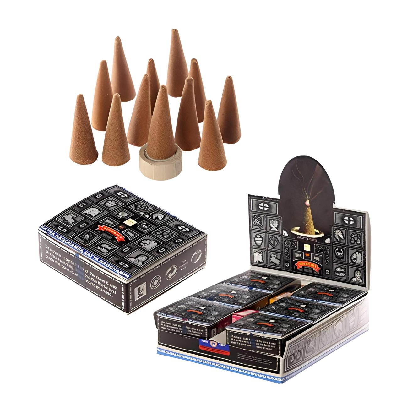 Satya Nag Champa Dhoop Cones (Pack of 12) Super Hit Satya Nag Champa Dhoop Cones (Pack of 12) Super Hit