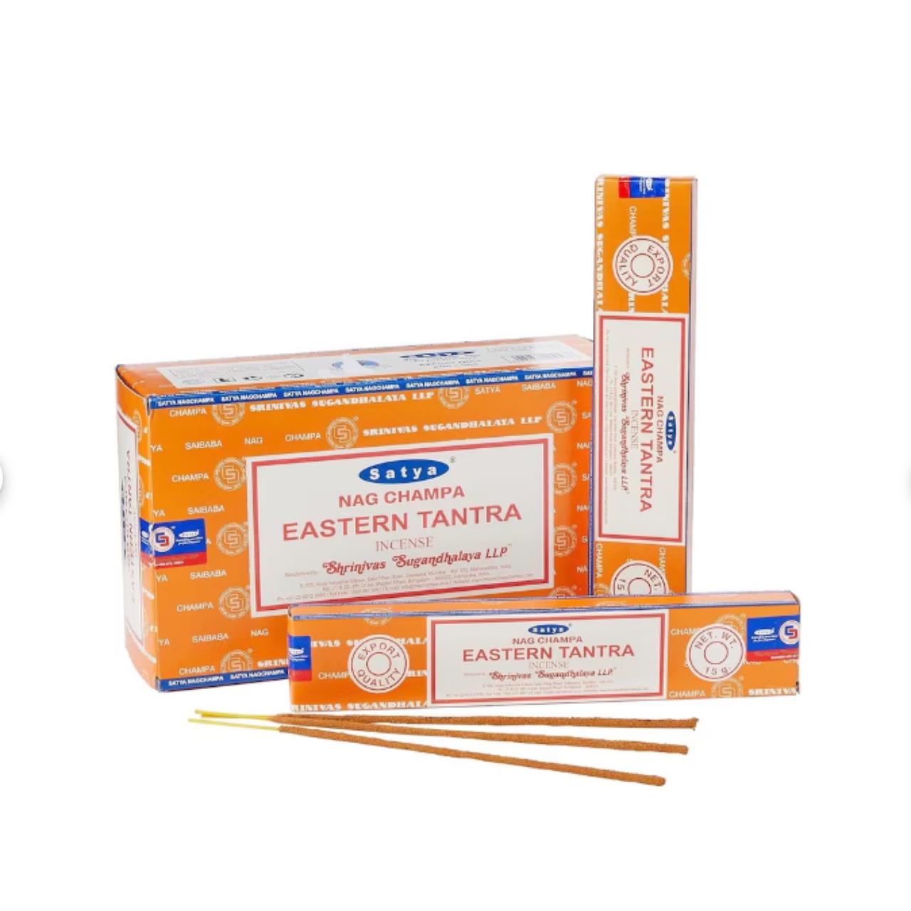 Satya Nag Champa Incense 16G X 12PK Eastern Tantra Satya Nag Champa Incense 16G X 12PK Eastern Tantra