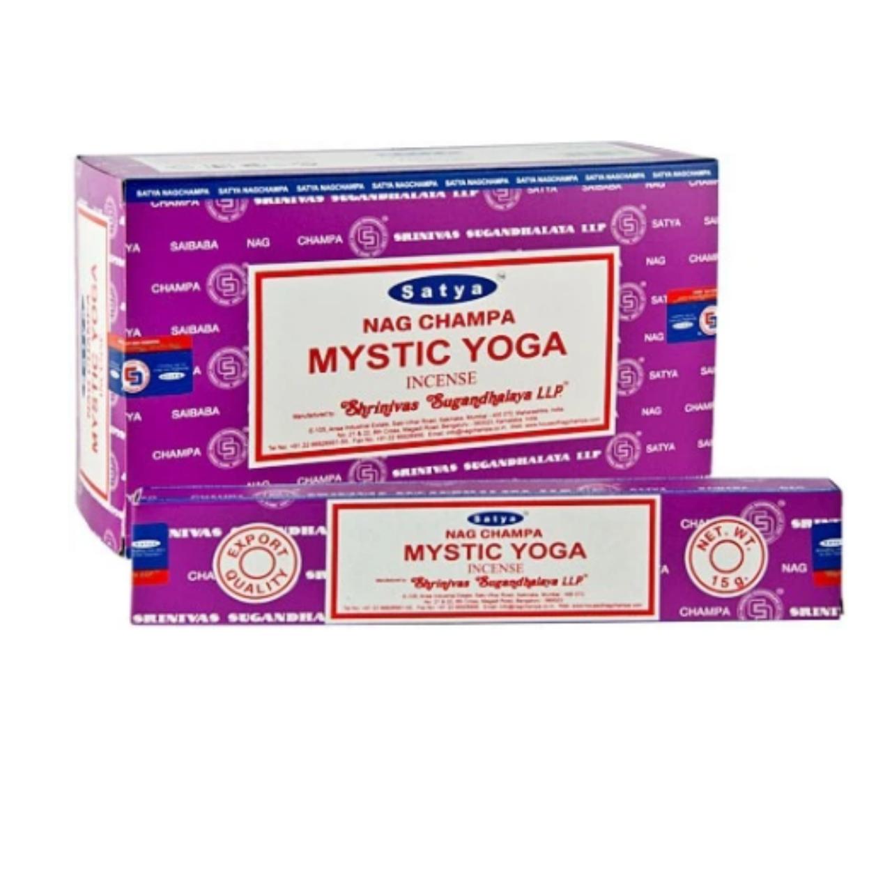 Satya Nag Champa Incense 16G X 12PK Mystic Yoga Satya Nag Champa Incense 16G X 12PK Mystic Yoga