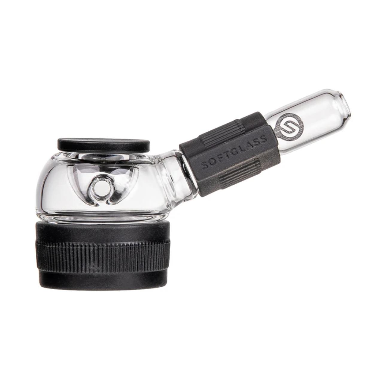 Soft Glass Core Hand Pipe-Onyx