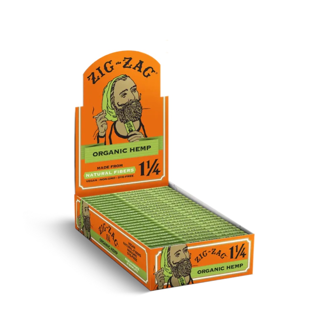 Zig Zag Rolling Papers 1-1 4-Organic Hemp
