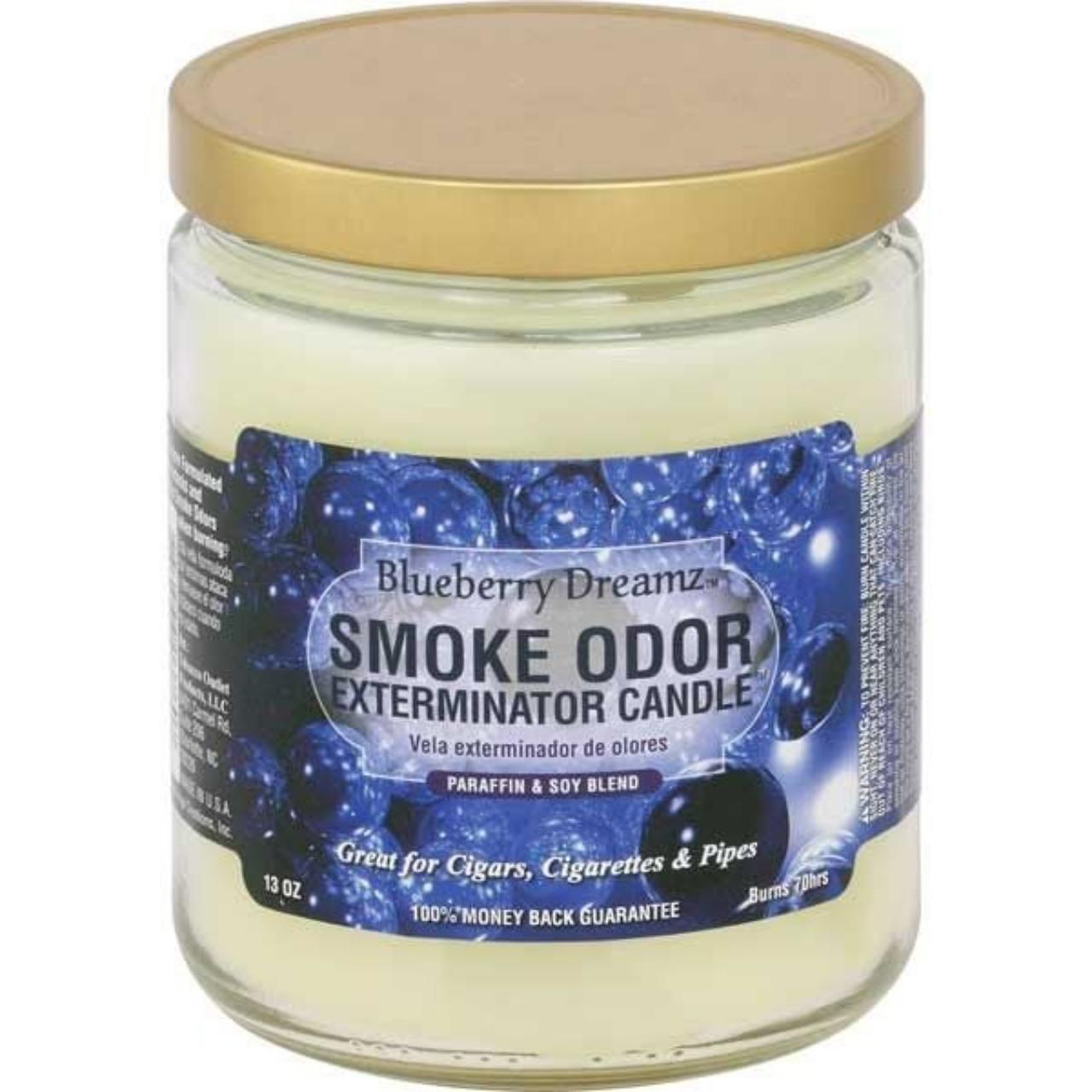 smoke odor 13oz candle Blueberry Dreamz smoke odor 13oz candle Blueberry Dreamz