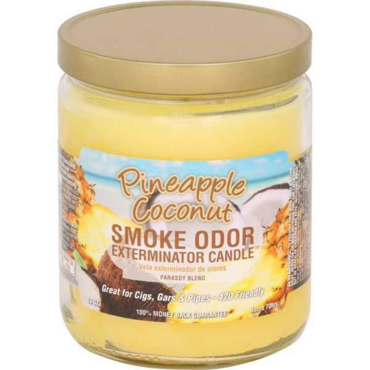 smoke odor 13oz candle Pineapple Coconut smoke odor 13oz candle Pineapple Coconut