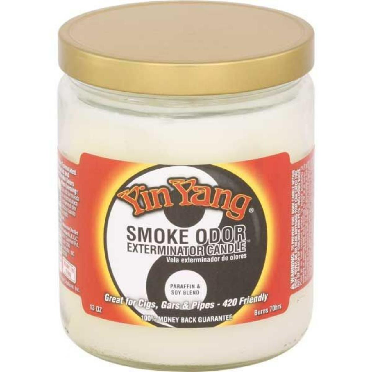 smoke odor 13oz candle Yin Yang smoke odor 13oz candle Yin Yang