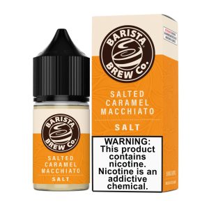 Barista Brew Salts 30ml E-Juice Salted Caramel Macchiato