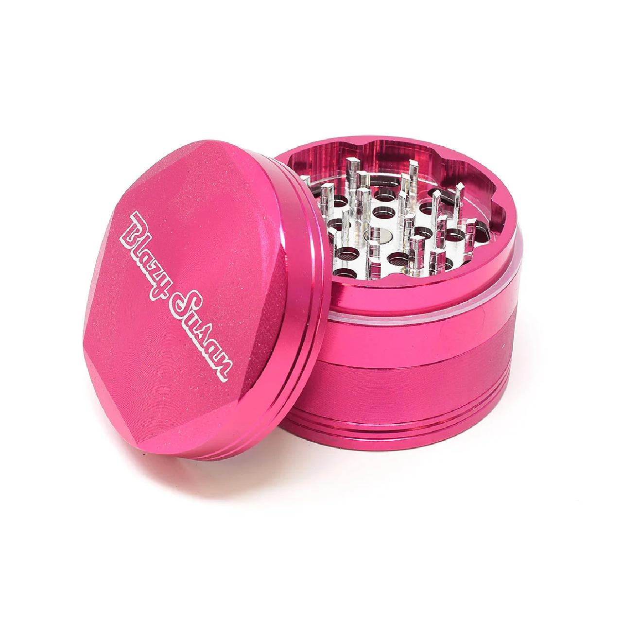 Blazy Susan 4 Piece Premium Grinder Hot Pink 1 Blazy Susan 4 Piece Premium Grinder Hot Pink 1