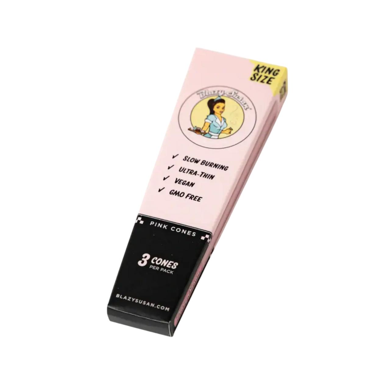 Blazy Susan Pink Cones 1PK King Size Slim Blazy Susan Pink Cones 1PK King Size Slim