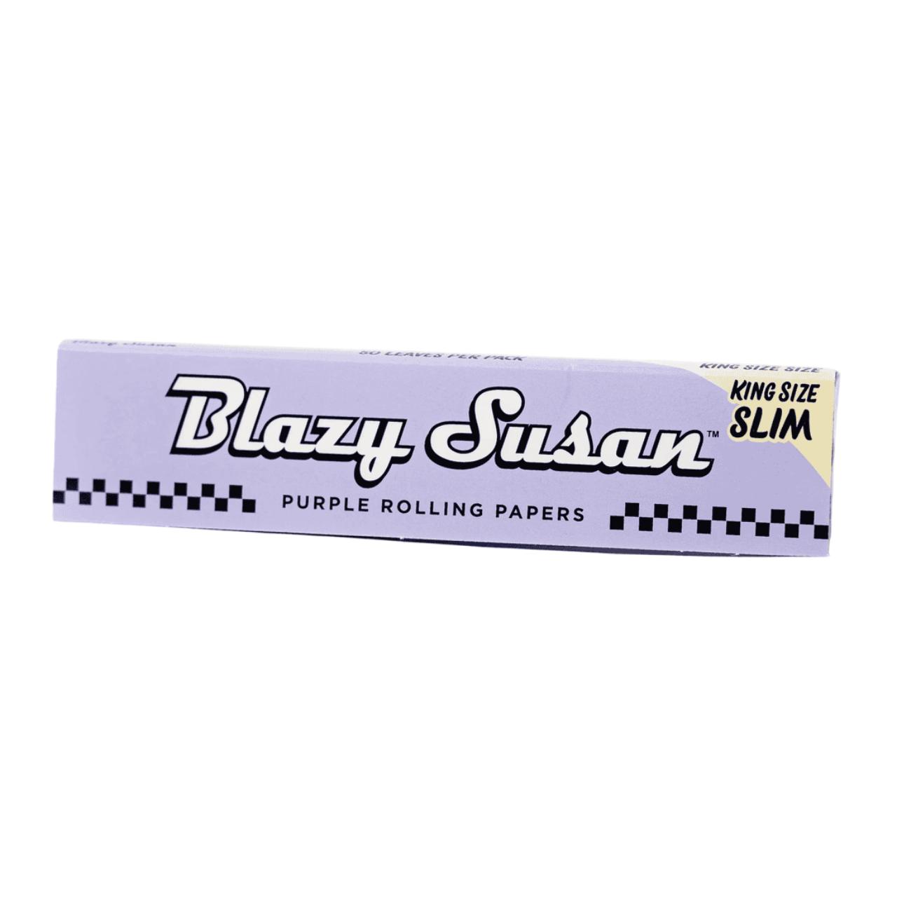 Blazy Susan Purple Rolling Papers 1PK King Size Slim Blazy Susan Purple Rolling Papers 1PK King Size Slim