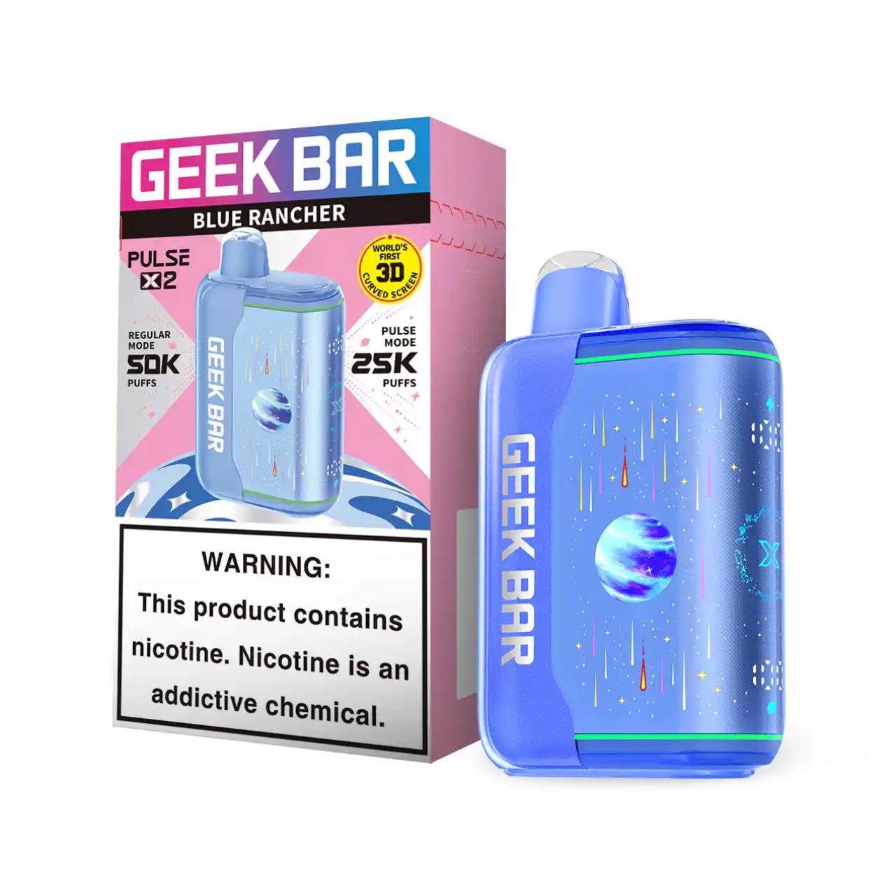 Geek Bar Pulse X2 50K Puff Disposable Blue Rancher Geek Bar Pulse X2 50K Puff Disposable Blue Rancher