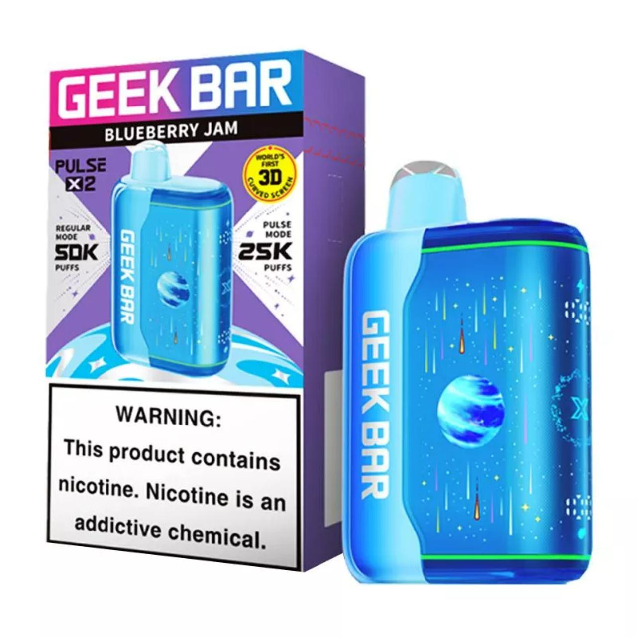 Geek Bar Pulse X2 50K Puff Disposable Blueberry Jam Geek Bar Pulse X2 50K Puff Disposable Blueberry Jam
