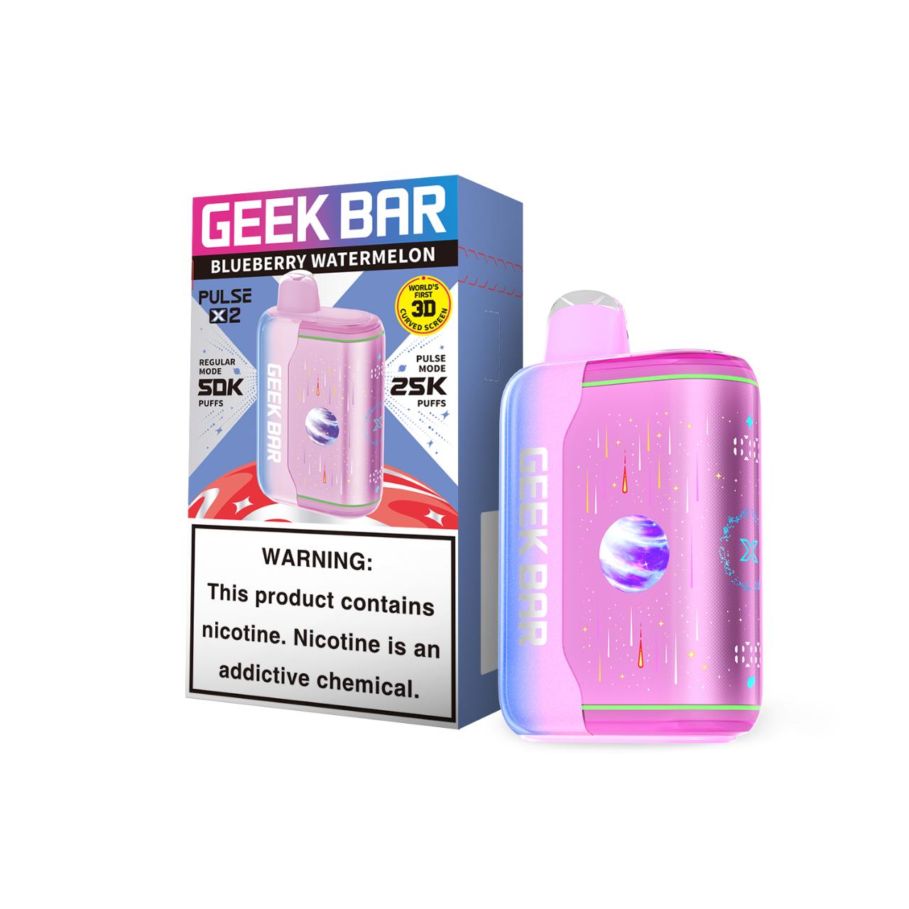 Geek Bar Pulse X2 50K Puff Disposable Blueberry Watermelon Geek Bar Pulse X2 50K Puff Disposable Blueberry Watermelon