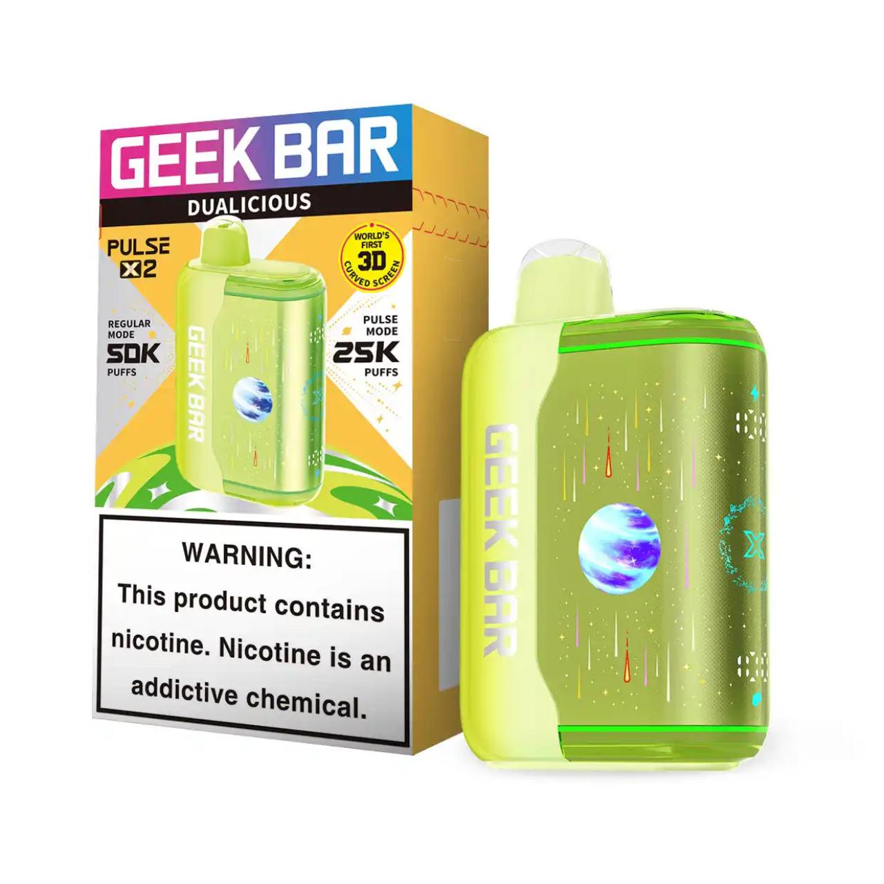 Geek Bar Pulse X2 50K Puff Disposable Dualicious Geek Bar Pulse X2 50K Puff Disposable Dualicious