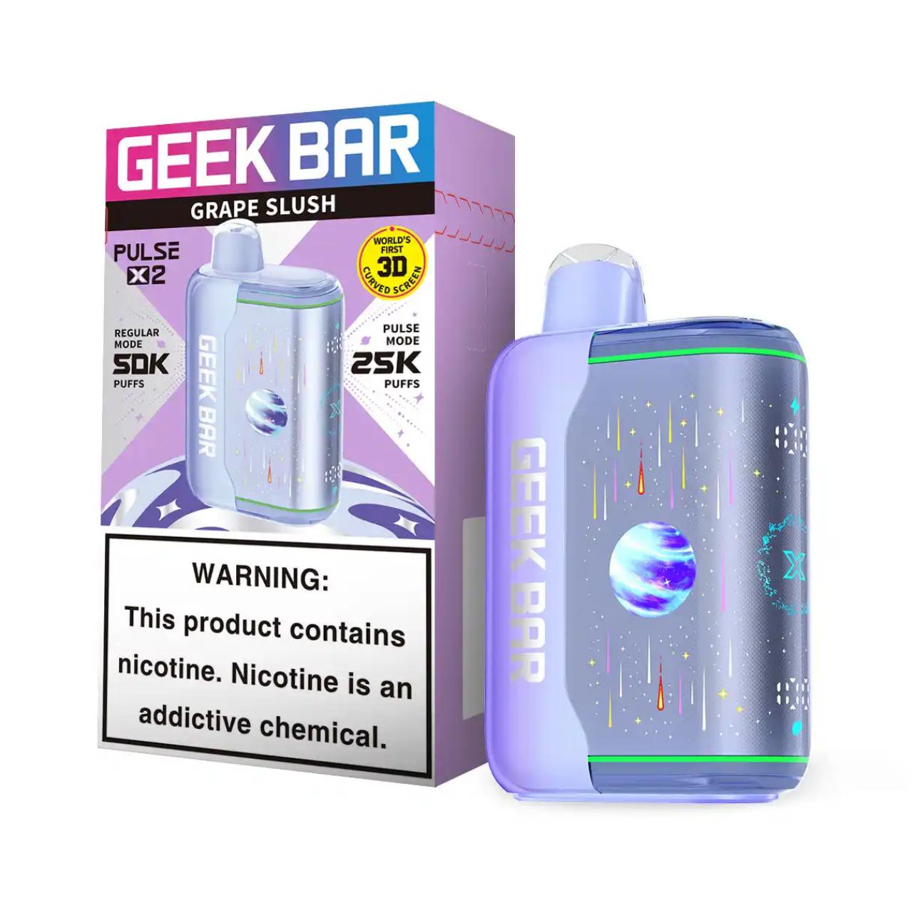 Geek Bar Pulse X2 50K Puff Disposable Grape Slush Geek Bar Pulse X2 50K Puff Disposable Grape Slush