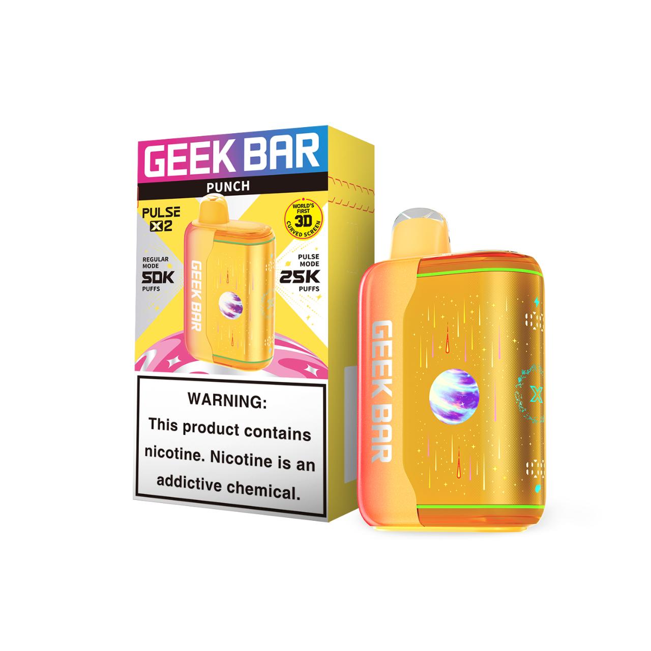Geek Bar Pulse X2 50K Puff Disposable Punch Geek Bar Pulse X2 50K Puff Disposable Punch